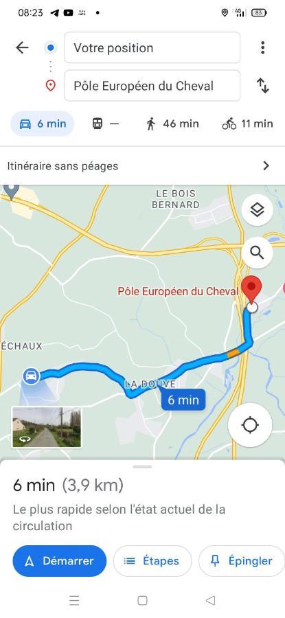 Gite Independant Avec Grand Parking Exterieur Sargé Les Le Mans Extérieur photo